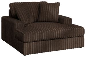 Midnight-Madness Chocolate Oversized Chaise