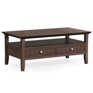 Acadian Brown Coffee Table With Drawer