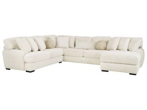 Doodle Ivory 3 Piece Right Arm Chaise Sectional