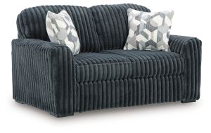 Midnight Madness Gunmetal Loveseat