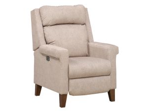 Prima Beige High-Leg Dual Power Recliner