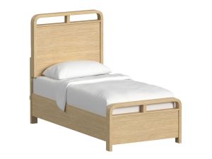Ridgemont Natural Twin Panel Bed