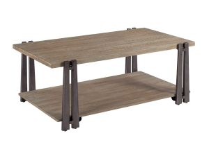 Pasadena Hamilton Brown Rectangular Coffee Table