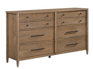 Sonoma Brown 8 Drawer Dresser