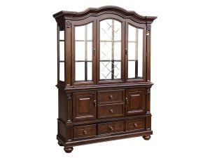 Lordsburg Brown Cherry China Cabinet