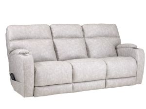 Jaguar Bolero Pebble Triple Power Reclining Sofa w/Power Lumbar & Headrests
