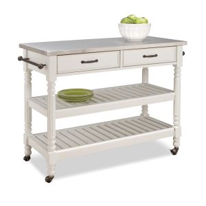 General Line Off-White Kitchen Cart