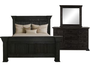 Terra Black 3 Piece Queen Panel Bedroom Set