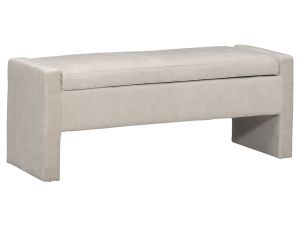 Braun Natural Upholstered Storage Bench