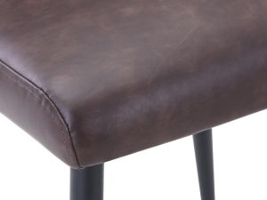 Maddox Dark Brown Side Chair