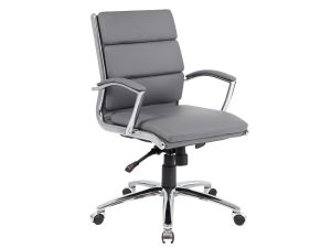 Denmark Gray Swivel Office Chair