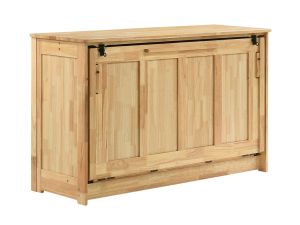 Orion Full Natural Murphy Cabinet Bed