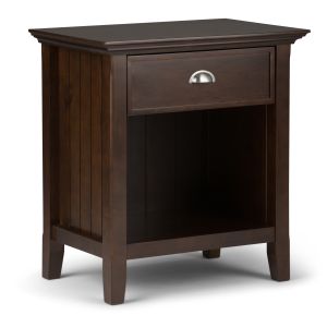 Acadian Brunette Brown 1 Drawer Nightstand