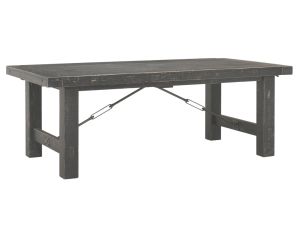 Marina Black Sand Rectangular Extension Dining Table