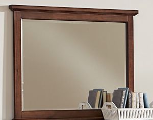Bonanza Cherry Brown Landscape Dresser Mirror 