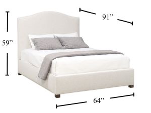 Choices Emily Labradoodle King Upholstered Bed