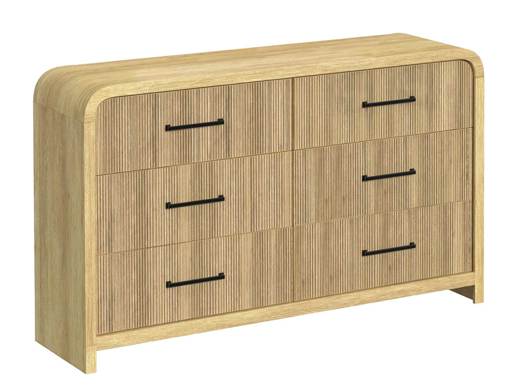 Ridgemont Natural 6 Drawer Dresser B-14440-6-DR by Elements