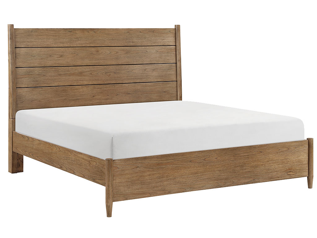 Sonoma Brown Queen Upholstered Platform Bed, image size:1024x768