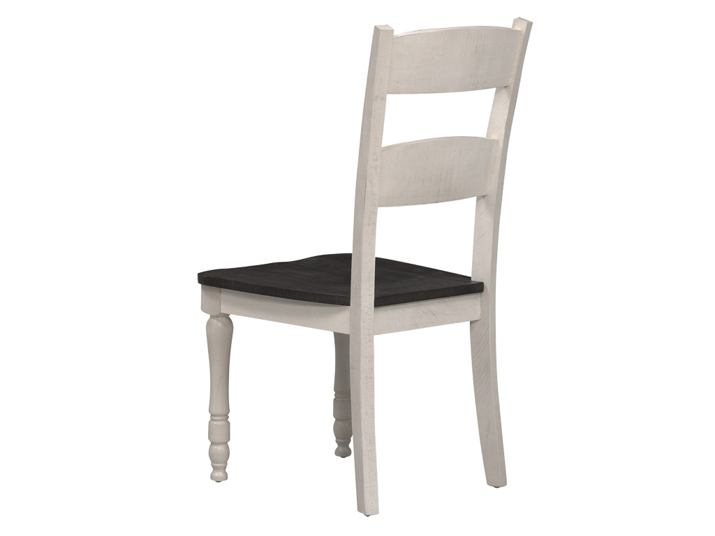 Madison County Vintage White Ladderback Dining Chair by Jofran