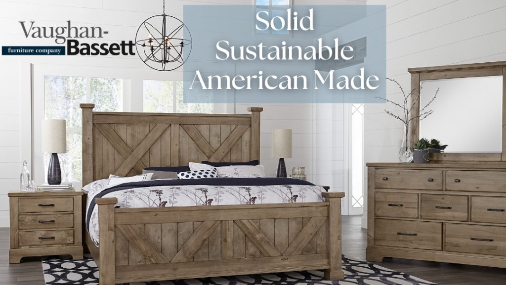 もうすぐ梅雨セール◇Bassett Furniture　アメリカ製　ハイチェスト Vaughan-Bassett: Solidly-Built, Sustainably-Sourced, American-Made